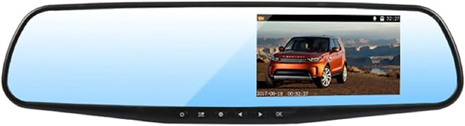 Retrovisor con Camara Dual para Auto