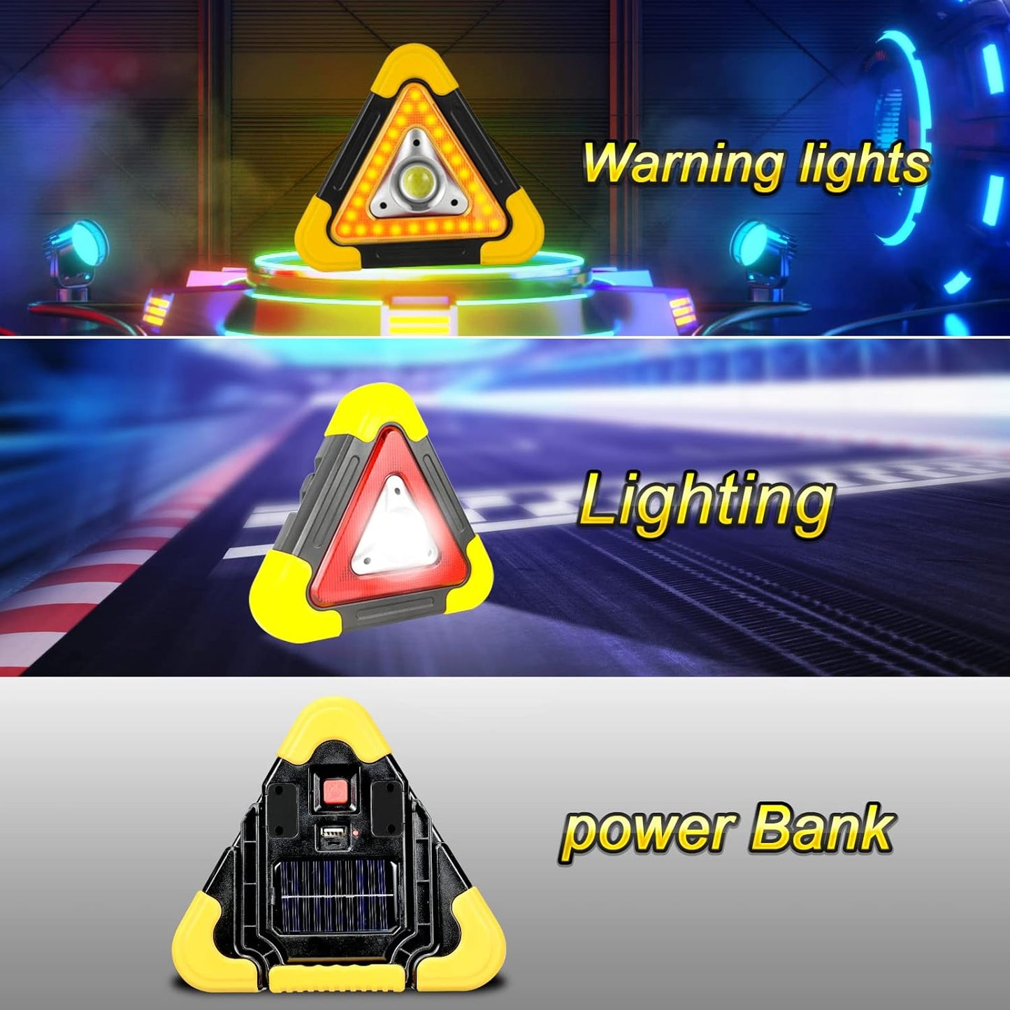 Triángulo de Emergencia LED