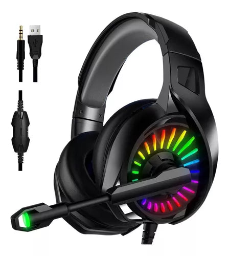 Auriculares Gamer G2 Con Microfono Y Luz Led