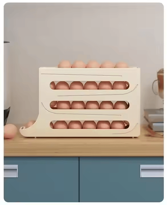 Porta Huevos de 4 Niveles para Refrigerador