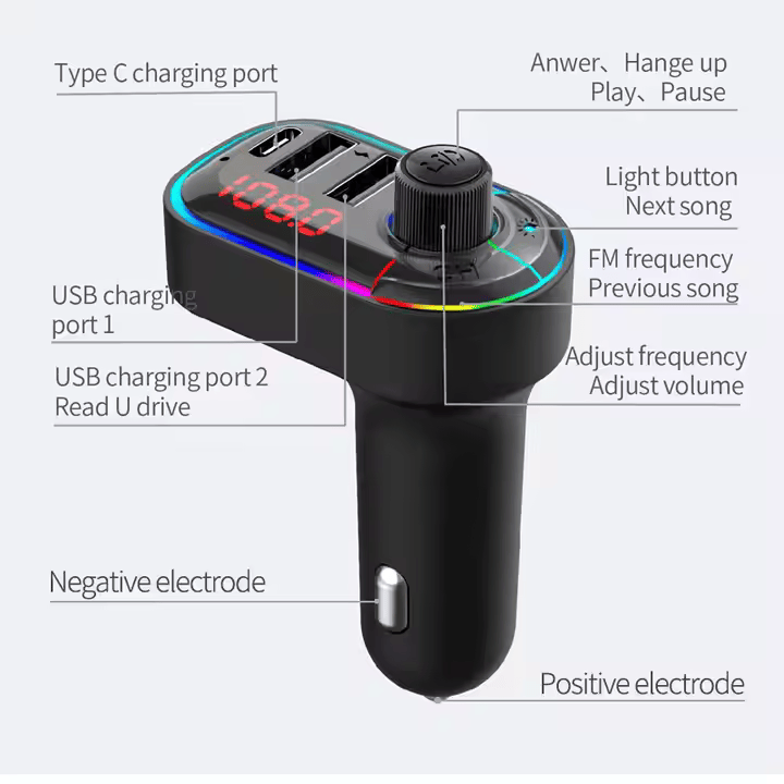 Adaptador Multifunción para Auto L05